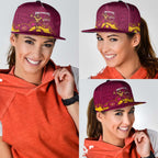 NRL Broncos Rugby Snapback Cap Premiers Trophy Carn The Bronx - Aussie Hoodie