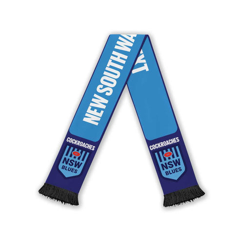 NSW Blues Rugby Personalised Ruffneck Scarf 2026 Go Champions