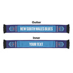 NSW Blues Rugby Personalised Ruffneck Scarf 2026 Go Champions