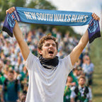 NSW Blues Rugby Personalised Ruffneck Scarf 2026 Go Champions