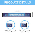 NSW Blues Rugby Personalised Ruffneck Scarf 2026 Go Champions