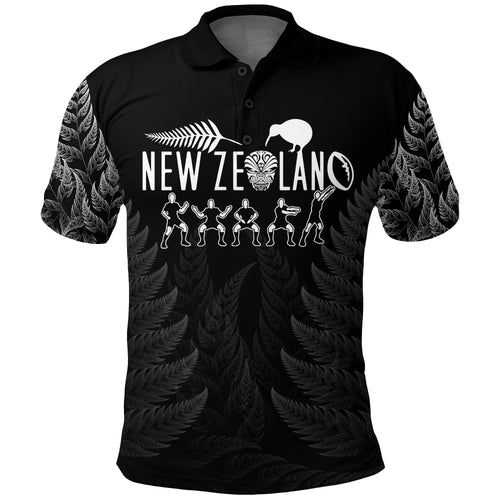 Nz Polo Shirt Haka Rugby Exclusive Edition
