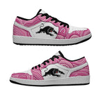 Panthers 2026 Rugby Low Sneakers Pink Aboriginal Art