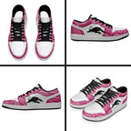 Panthers 2026 Rugby Low Sneakers Pink Aboriginal Art