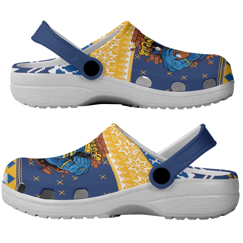 Parramatta Angry Eels Clogs Shoes Christmas Rugby League Spirit - Aussie Hoodie