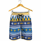 Parramatta Angry Eels Shorts for Men Christmas Rugby League Spirit - Aussie Hoodie