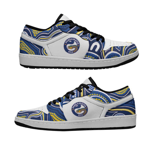 Parramatta Eels 2026 Rugby Low Sneakers Aboriginal Art