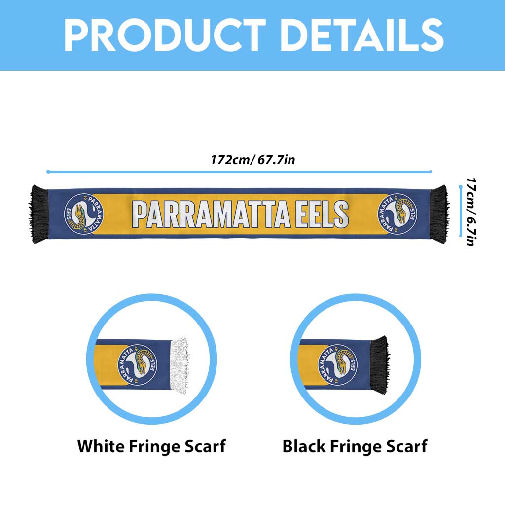 Parramatta Eels Rugby Personalised Ruffneck Scarf 2026 Go Champions