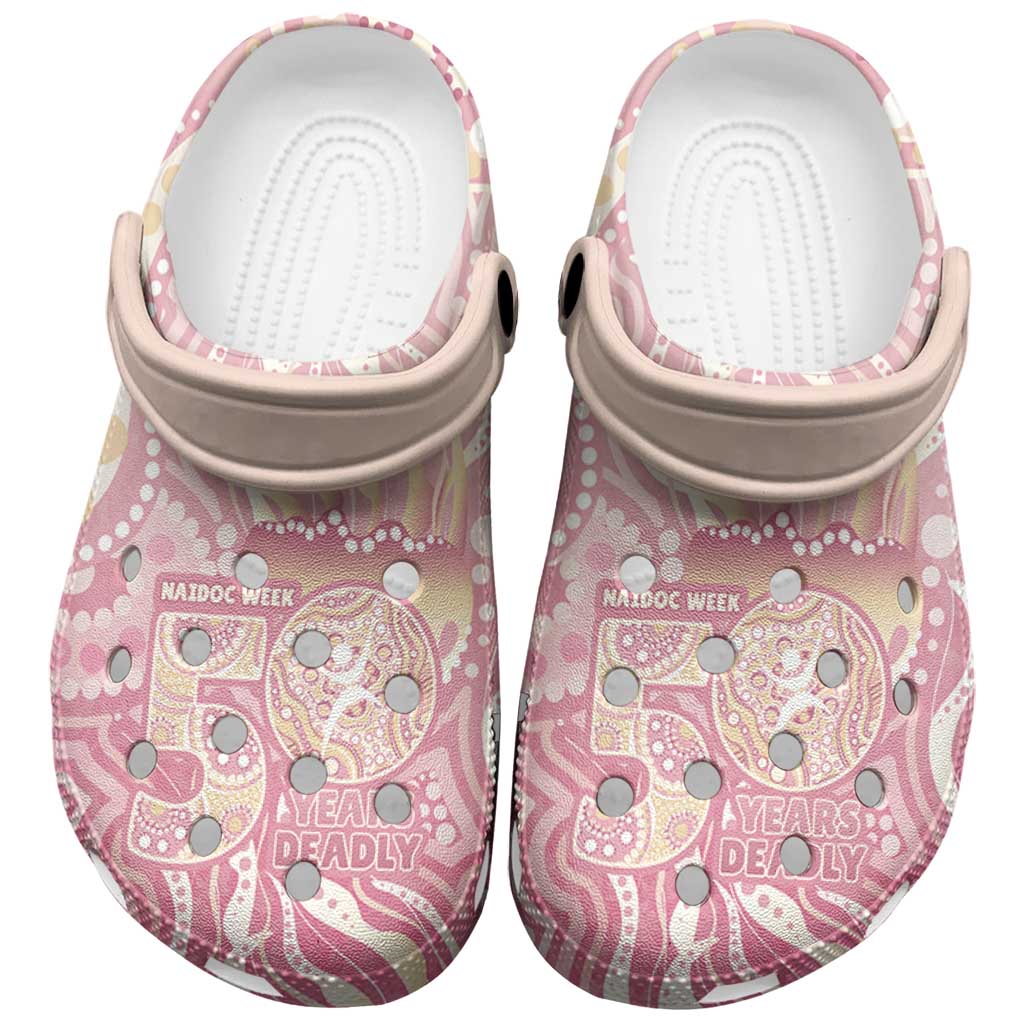 Pastel NAIDOC Week 2026 First Nations Indigenous Clogs Shoes Jellyfish