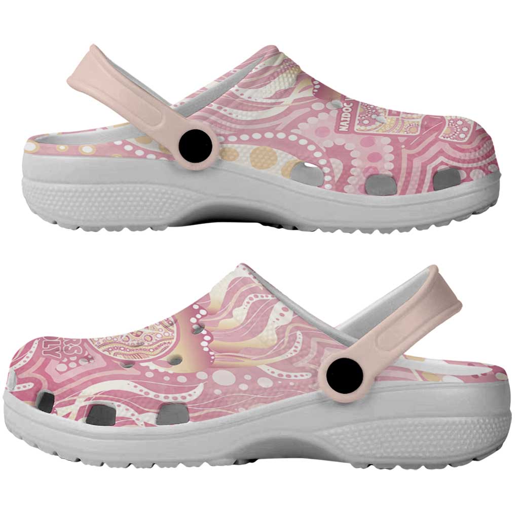 Pastel NAIDOC Week 2026 First Nations Indigenous Clogs Shoes Jellyfish