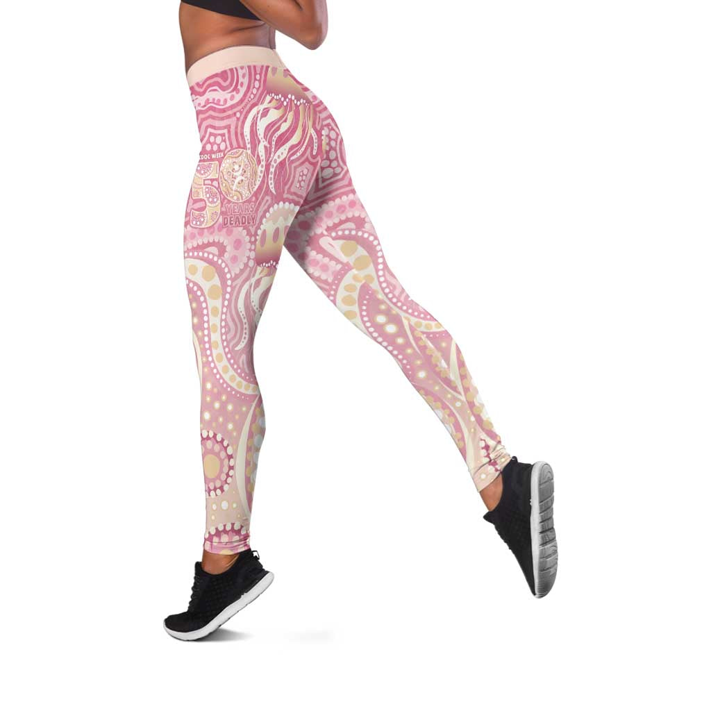 Pastel NAIDOC Week 2026 First Nations Indigenous Leggings Jellyfish