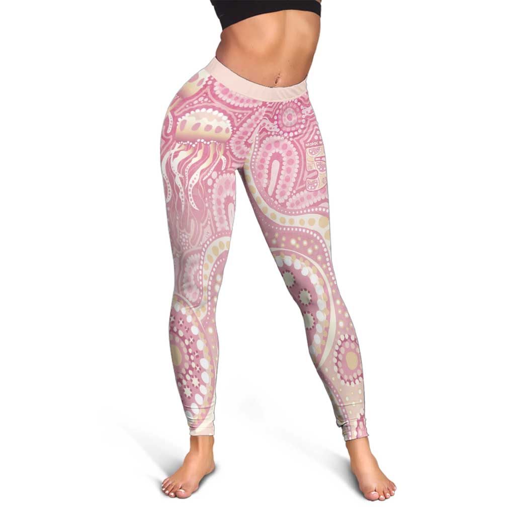 Pastel NAIDOC Week 2026 First Nations Indigenous Leggings Jellyfish