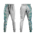 Paua Shell Maori Jogger Pants Koru Kowhaiwhai