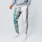 Paua Shell Maori Jogger Pants Koru Kowhaiwhai
