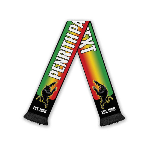 Penrith Panthers Rugby Personalised Ruffneck Scarf 2026 Go Champions Black Version