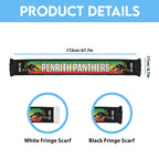 Penrith Panthers Rugby Personalised Ruffneck Scarf 2026 Go Champions Black Version