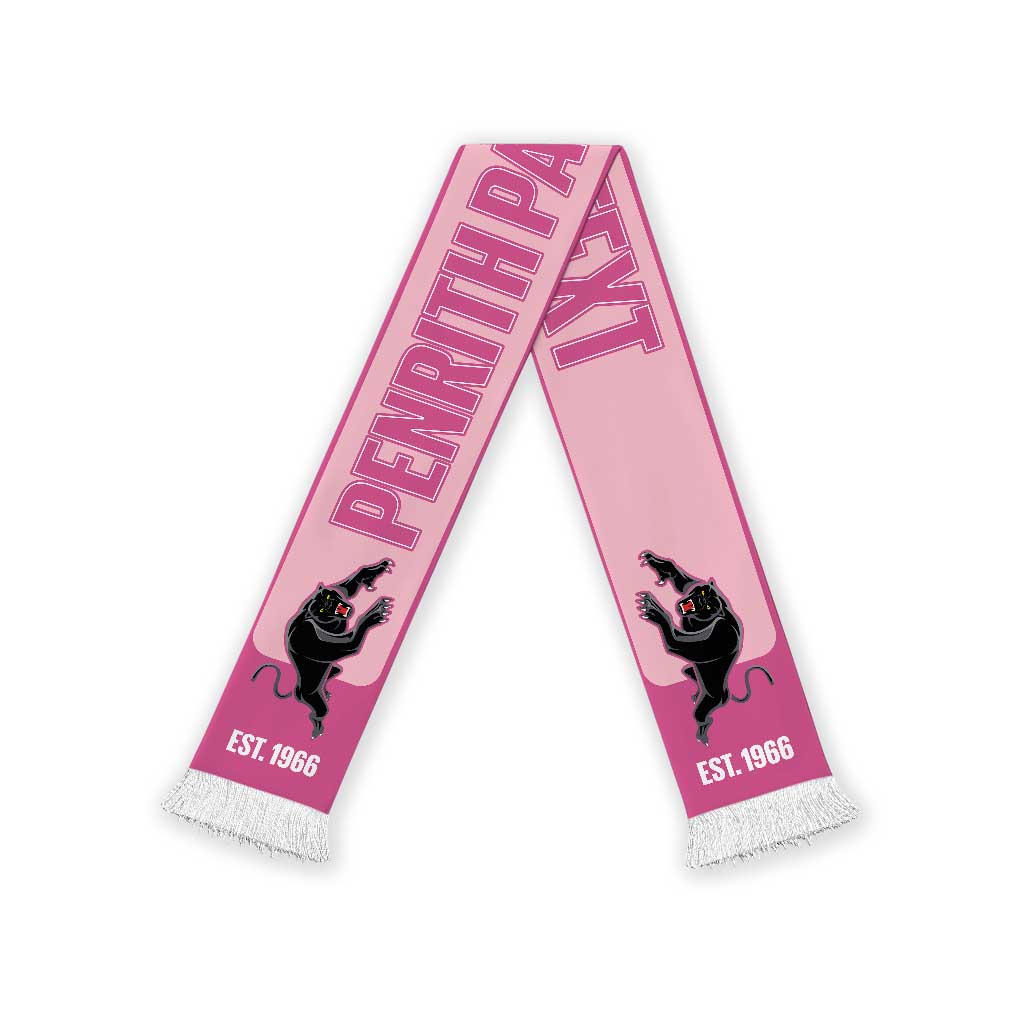 Penrith Panthers Rugby Personalised Ruffneck Scarf 2026 Go Champions Pink Version