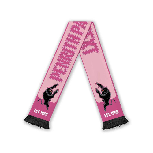 Penrith Panthers Rugby Personalised Ruffneck Scarf 2026 Go Champions Pink Version
