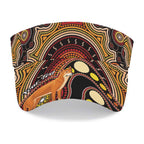 Personalised Australian Astrology Sun Visor Cap Aboriginal Dingo Zodiac Sign