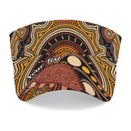Personalised Australian Astrology Sun Visor Cap Aboriginal Echidna Zodiac Sign