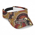 Personalised Australian Astrology Sun Visor Cap Aboriginal Kangaroo Zodiac Sign