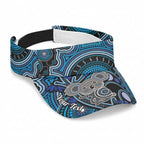 Personalised Australian Astrology Sun Visor Cap Aboriginal Koala Zodiac Sign