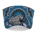 Personalised Australian Astrology Sun Visor Cap Aboriginal Koala Zodiac Sign