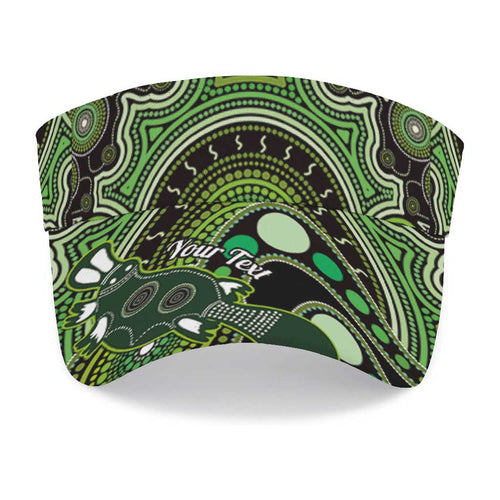 Personalised Australian Astrology Sun Visor Cap Aboriginal Platypus Zodiac Sign