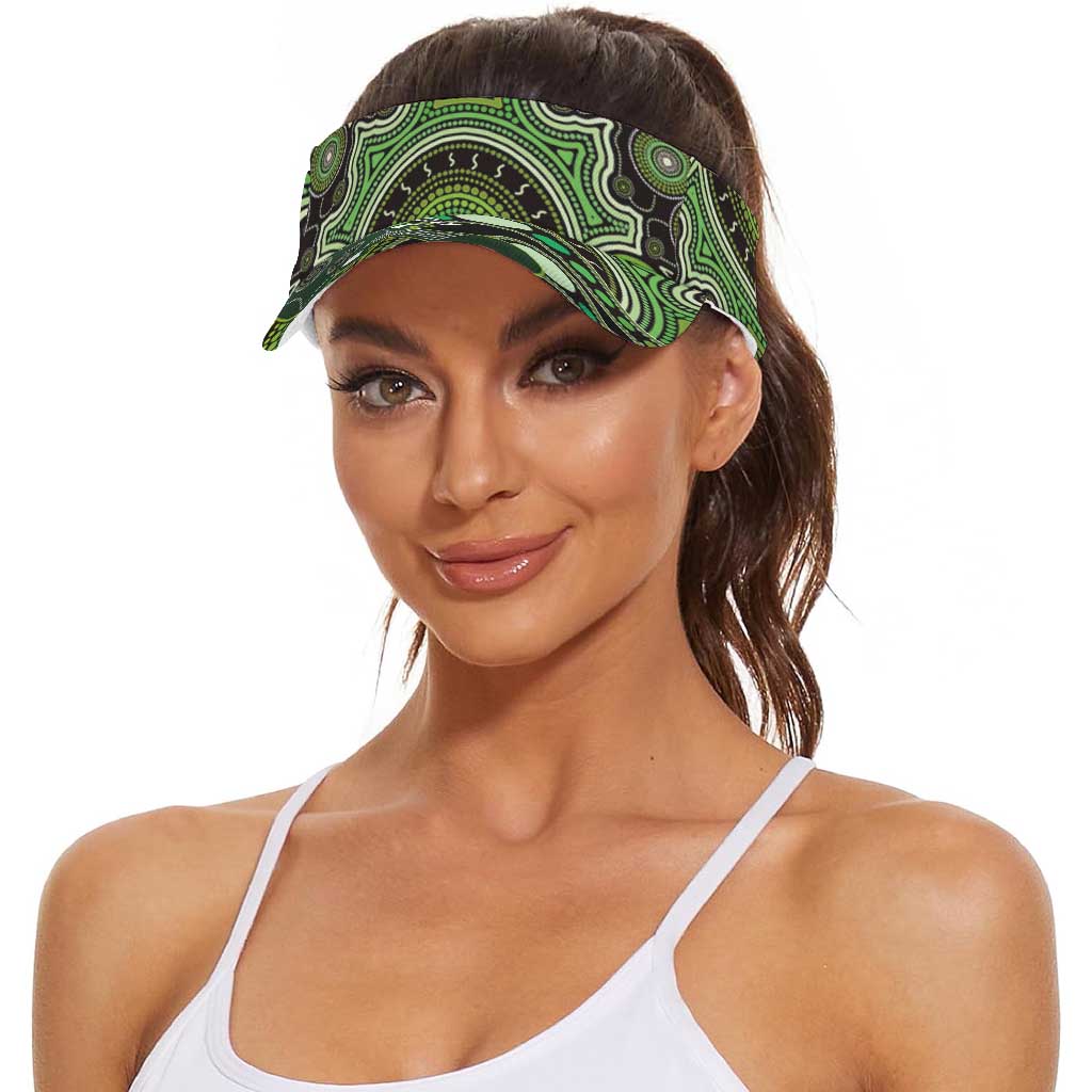 Personalised Australian Astrology Sun Visor Cap Aboriginal Platypus Zodiac Sign