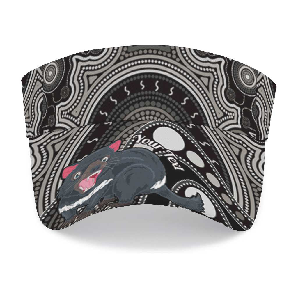 Personalised Australian Astrology Sun Visor Cap Aboriginal Tasmania Devil Zodiac Sign