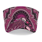 Personalised Australian Astrology Sun Visor Cap Aboriginal Wombat Zodiac Sign