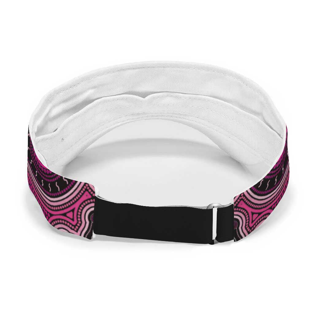 Personalised Australian Astrology Sun Visor Cap Aboriginal Wombat Zodiac Sign