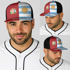 Personalised British Lions-Argentina Baseball Net Cap Sporty Style - Aussie Hoodie
