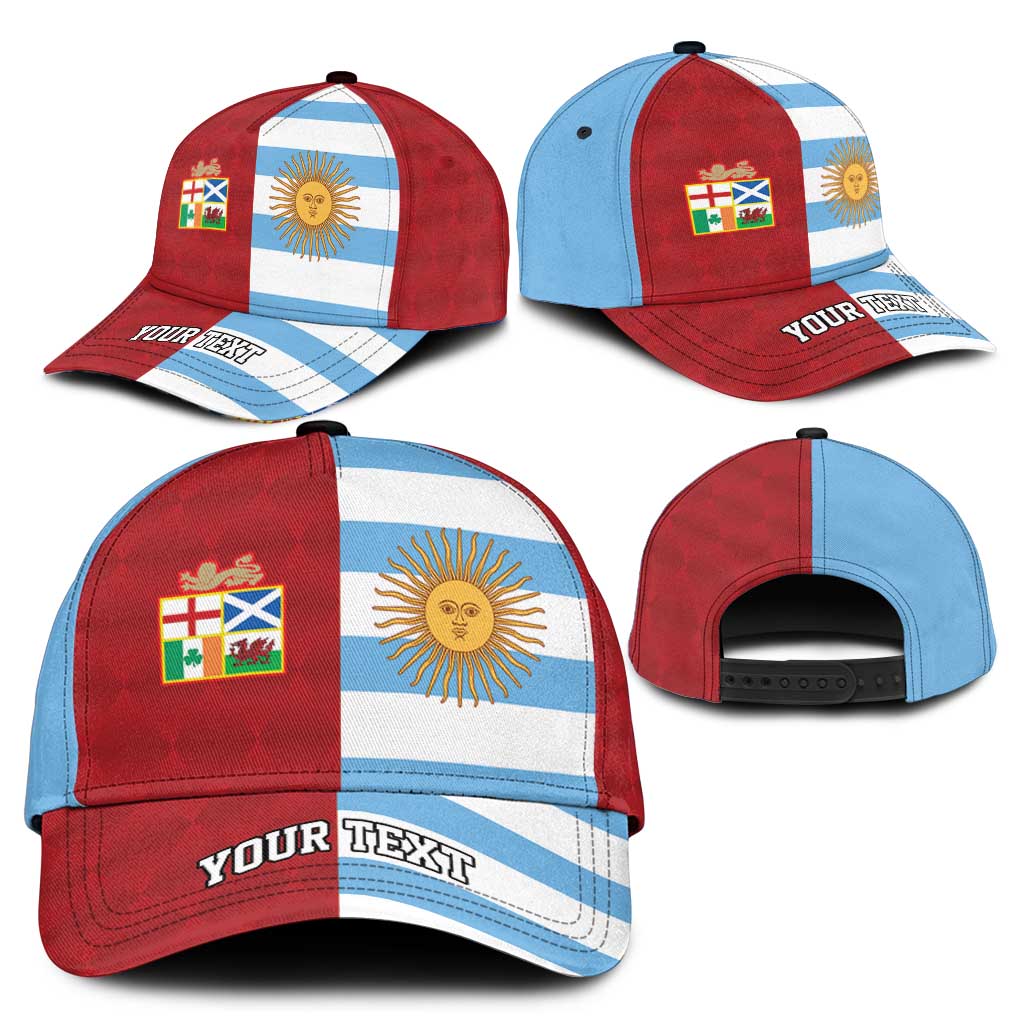 Personalised British Lions-Argentina Classic Cap Sporty Style LT09