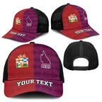 Personalised British Lions Australia Queensland Mesh Trucker Cap Sporty Style - Aussie Hoodie