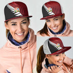 Personalised British Lions New Zealand Mesh Trucker Cap Half Black Fern - Aussie Hoodie