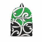 Personalised Kakariki Maori Koru New Zealand Backpack