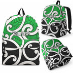 Personalised Kakariki Maori Koru New Zealand Backpack