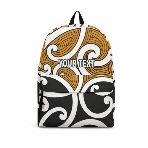 Personalised Karaka Maori Koru New Zealand Backpack