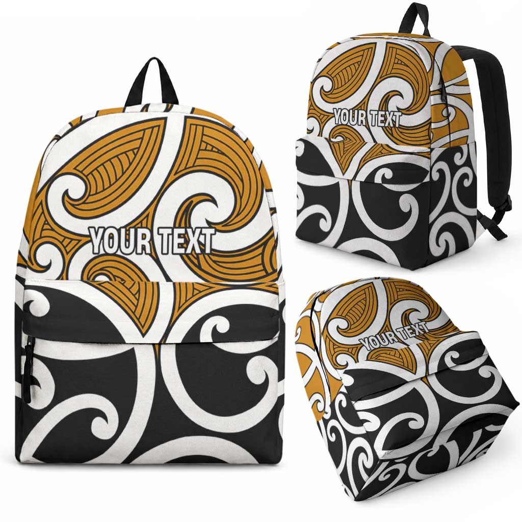 Personalised Karaka Maori Koru New Zealand Backpack