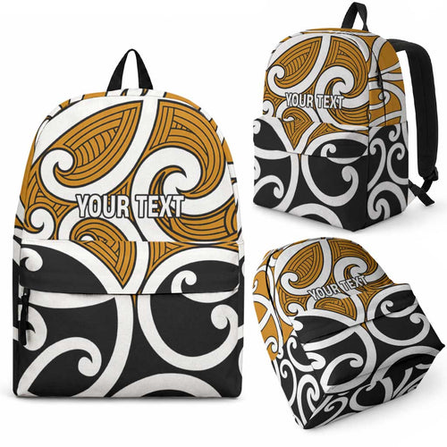 Personalised Karaka Maori Koru New Zealand Backpack