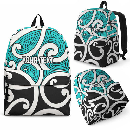 Personalised Karikiorangi Maori Koru New Zealand Backpack