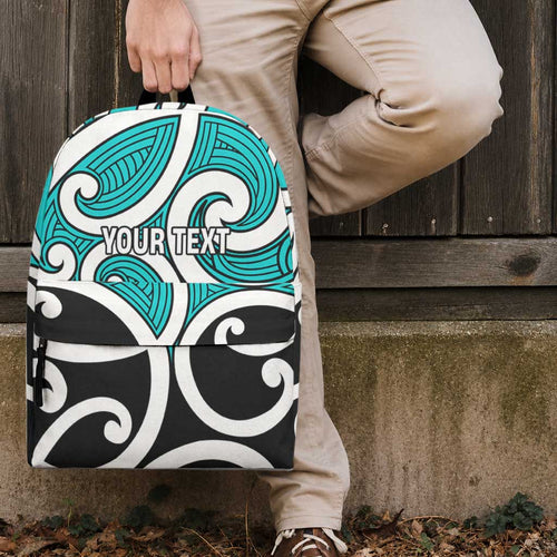 Personalised Karikiorangi Maori Koru New Zealand Backpack