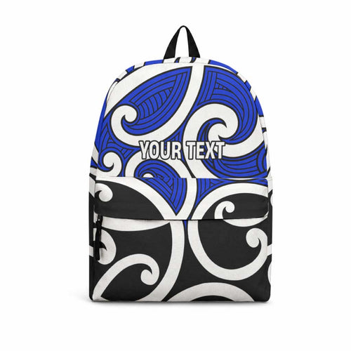 Personalised Kikorangi Maori Koru New Zealand Backpack