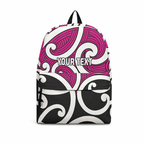 Personalised Mawhero Maori Koru New Zealand Backpack