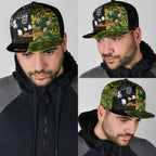 Personalised New Zealand vs South Africa Snapback Cap Rugby Rivalry Two Nations One Battle