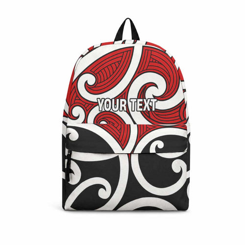 Personalised Whero Maori Koru New Zealand Backpack