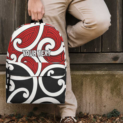 Personalised Whero Maori Koru New Zealand Backpack