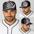 Personalized NZ Darts Baseball Net Cap Paua Shell Maori Koru Whakairo - Purple - Aussie Hoodie