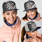 Personalized NZ Darts Mesh Trucker Cap Paua Shell Maori Koru Whakairo - Purple - Aussie Hoodie